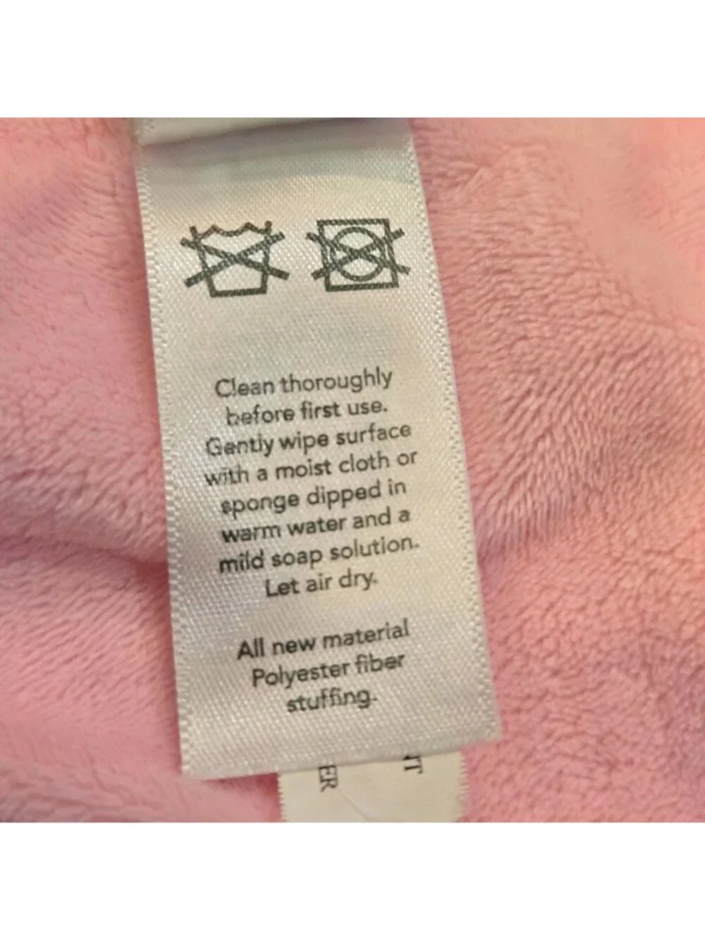 Carter's Pink Bunny Hearts Security Blanket Lovey Plush Pink Purple Soother
